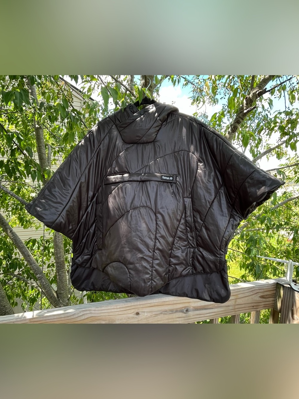 Rumpl Hooded Puffer Packable Poncho